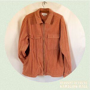 peach pink urban outfitters corduroy jacket nwt